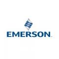 Obraz przedstawia logo firmy EMERSON